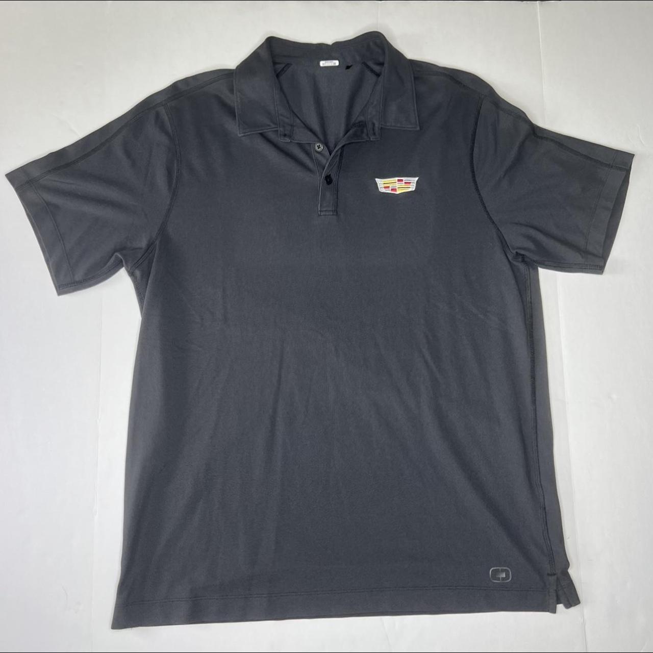 Men s polo shirt with the Cadillac logo embroidered Depop