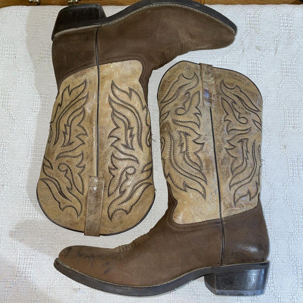 Source Unknown Men's Mid calf Boots - Brown - US … - image 2