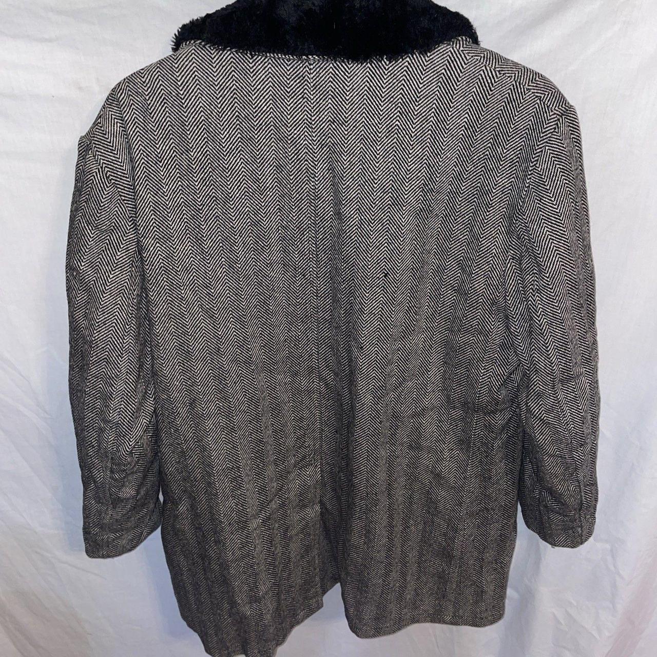 Source Unknown Men's Overcoat - Grey - XL – This … - image 8