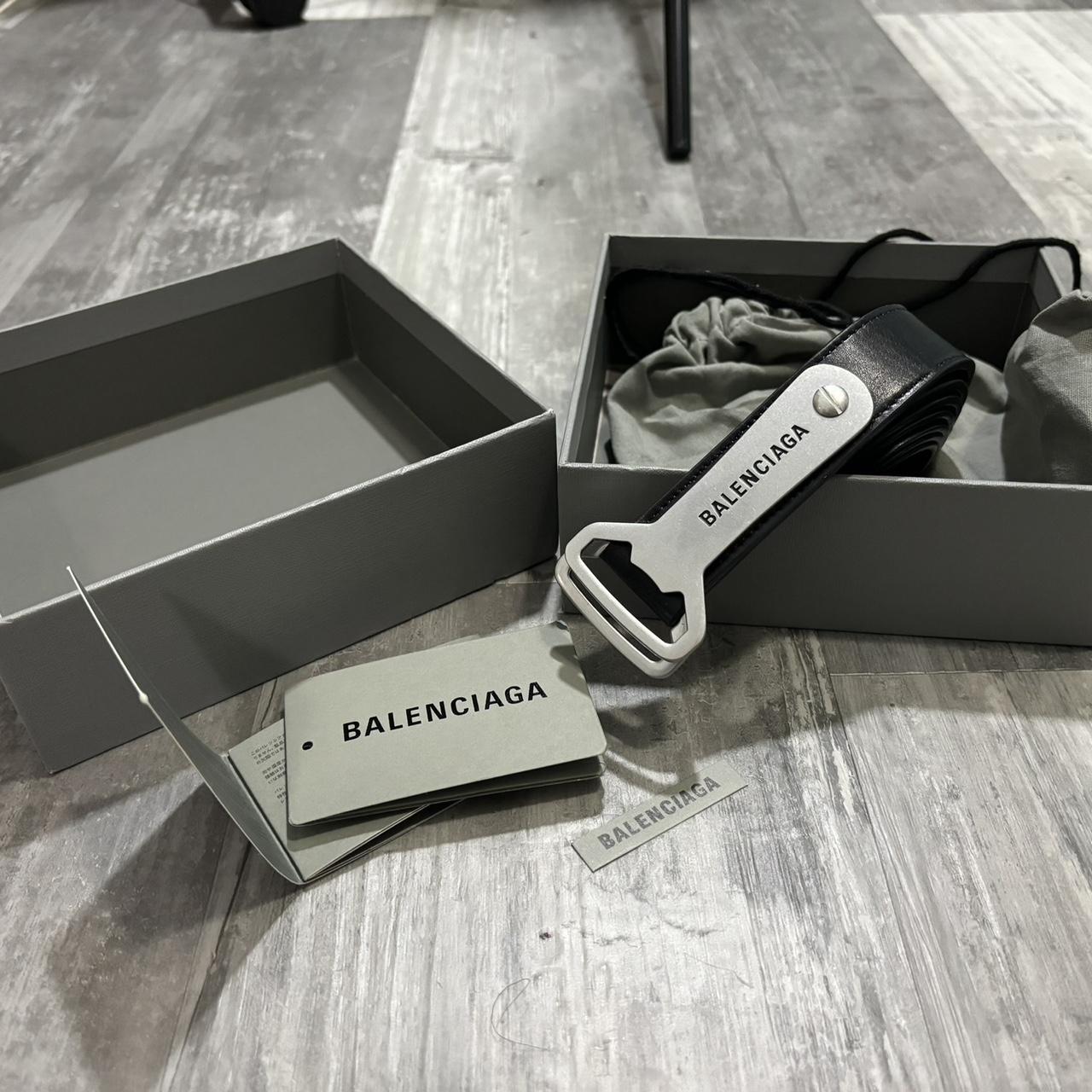 Balenciaga Bottle Opener Belt, Balenciaga Black...