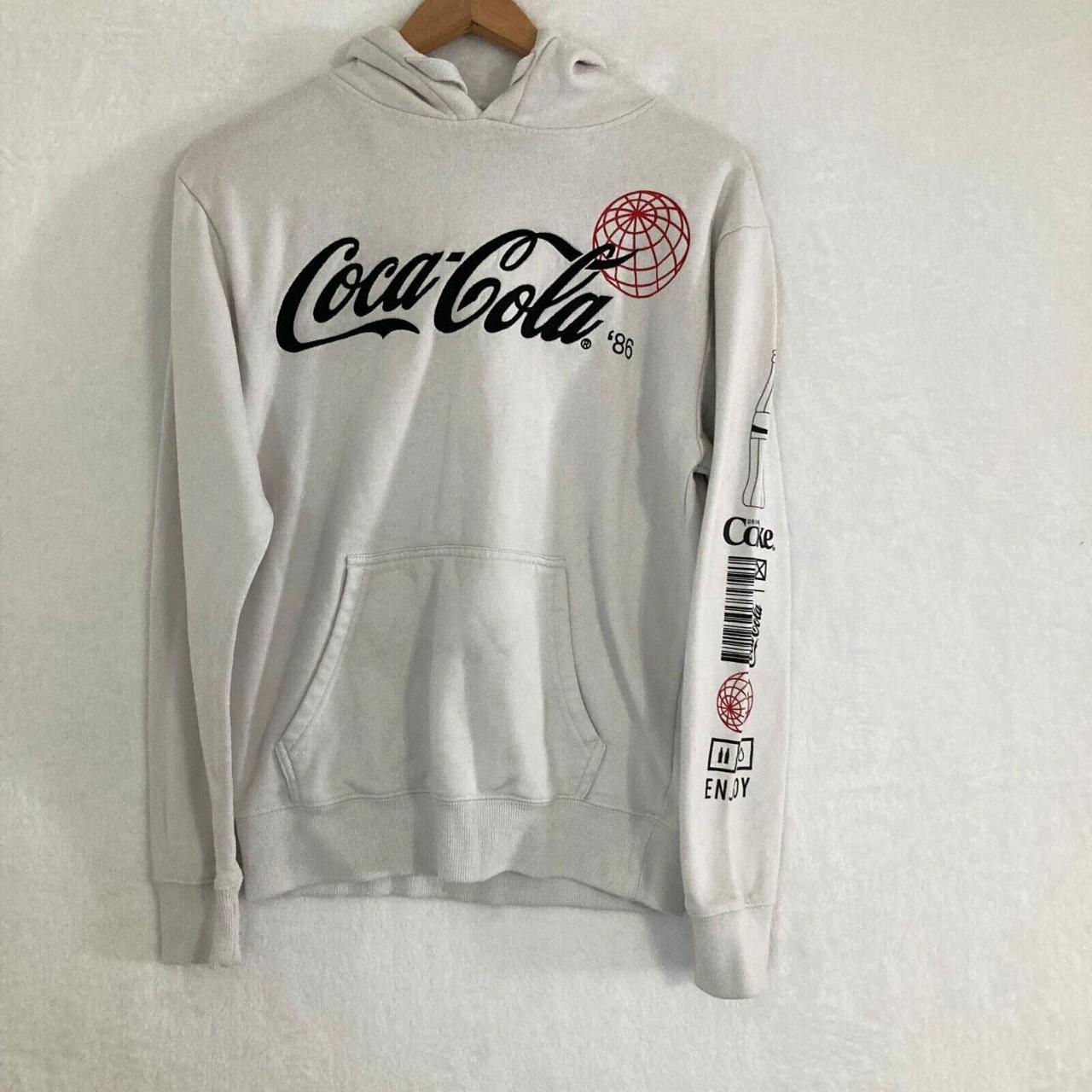 Coca cola hoodie on sale white