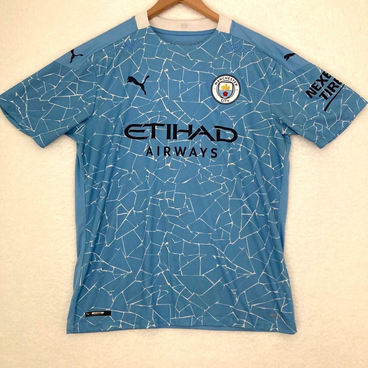 Puma Manchester City Etihad Airways Jersey Mens L... - Depop