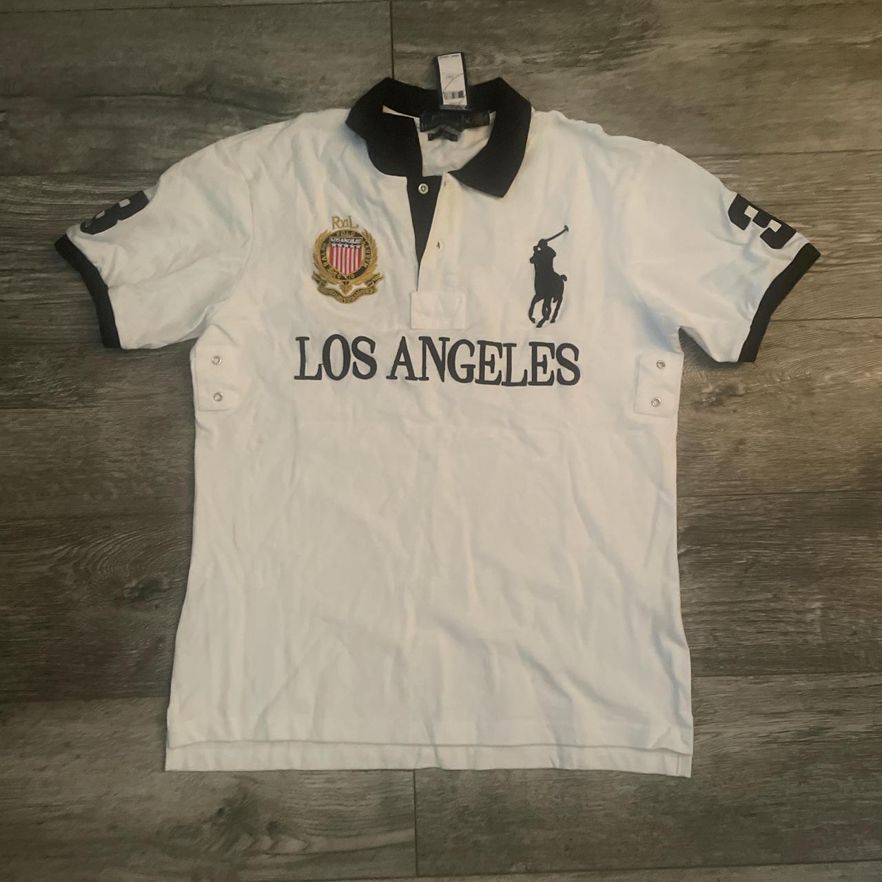 Los Angeles Ralph Lauren polo shirt size xl fits... - Depop
