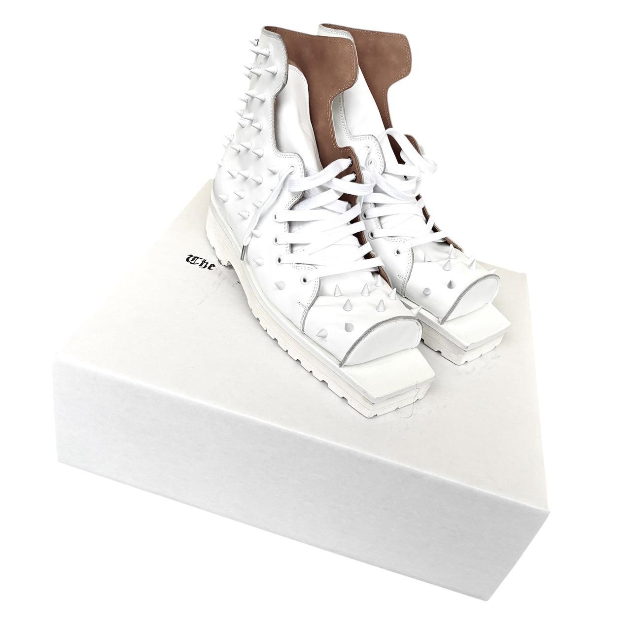 the old curiosity shop white spike extended hog toe | Depop