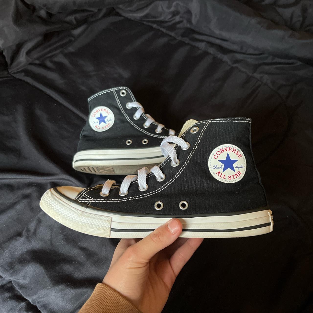 converse, size 3 excellent condition - Depop