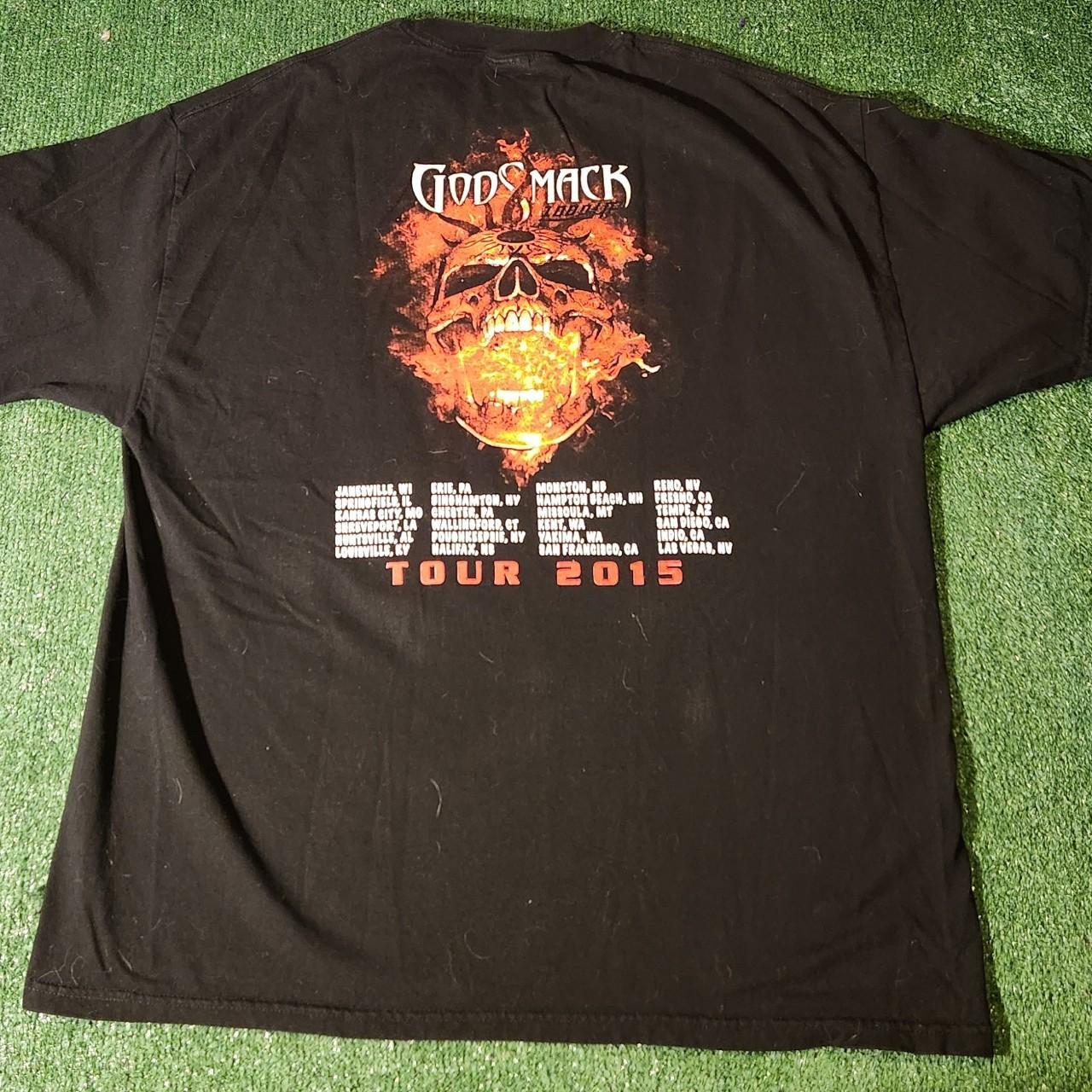 Gobsmack tour 2015 tee #godsmack #tour - Depop