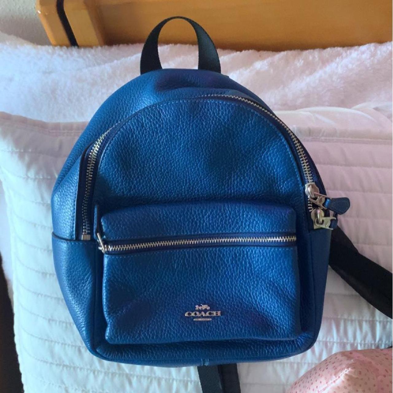 Royal blue hot sale coach purse