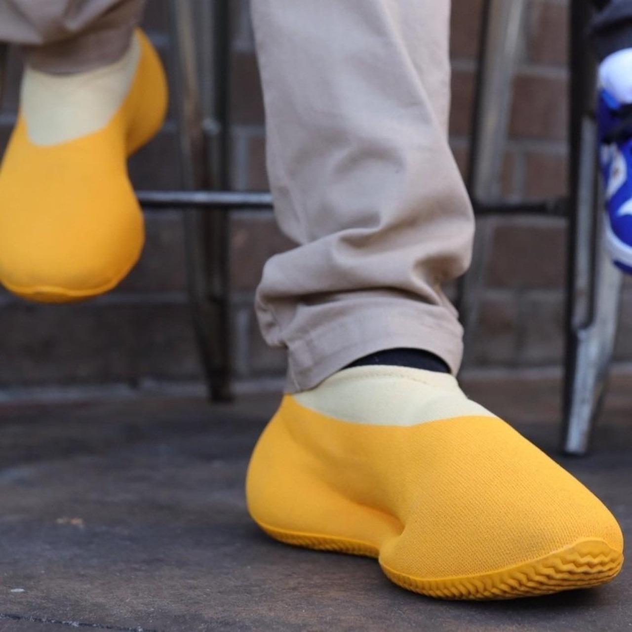 Knit Runner Yellow Yeezy Shoes Adidas Yeezy Sulfur Yellow Slip-On