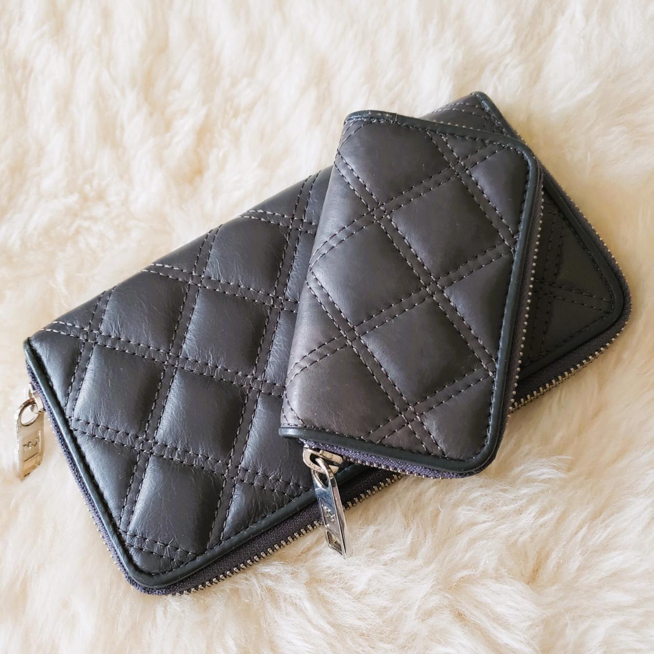 The Marc Jacobs Quilted Leather Card Case in Black