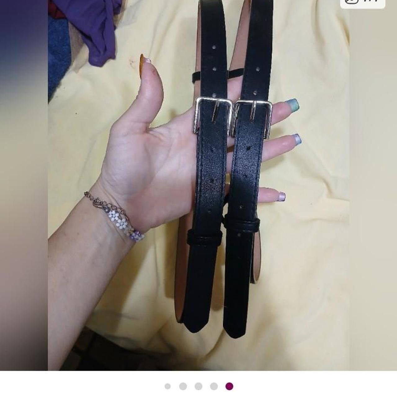 Dolls Kill Women's Belt - Black – double belt by … - image 3