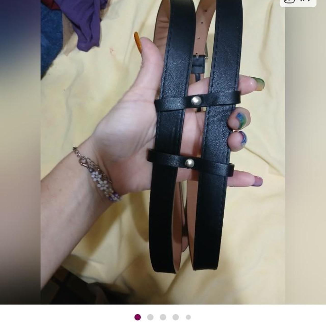 Dolls Kill Women's Belt - Black – double belt by … - image 1