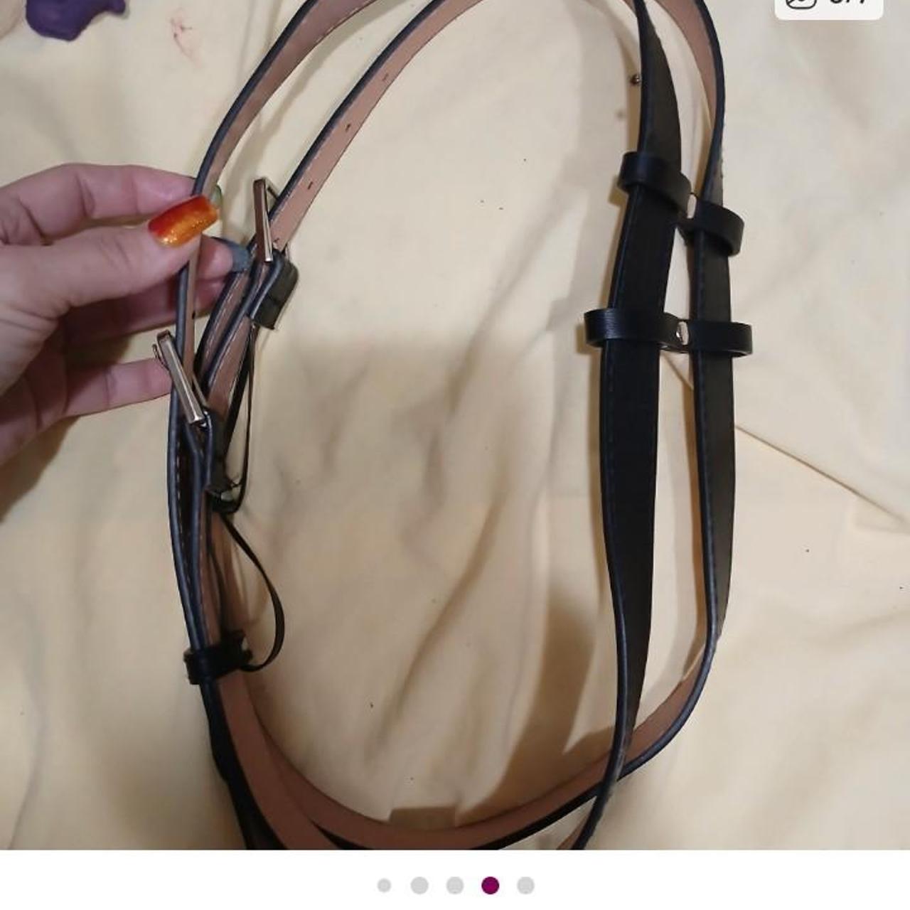 Dolls Kill Women's Belt - Black – double belt by … - image 4