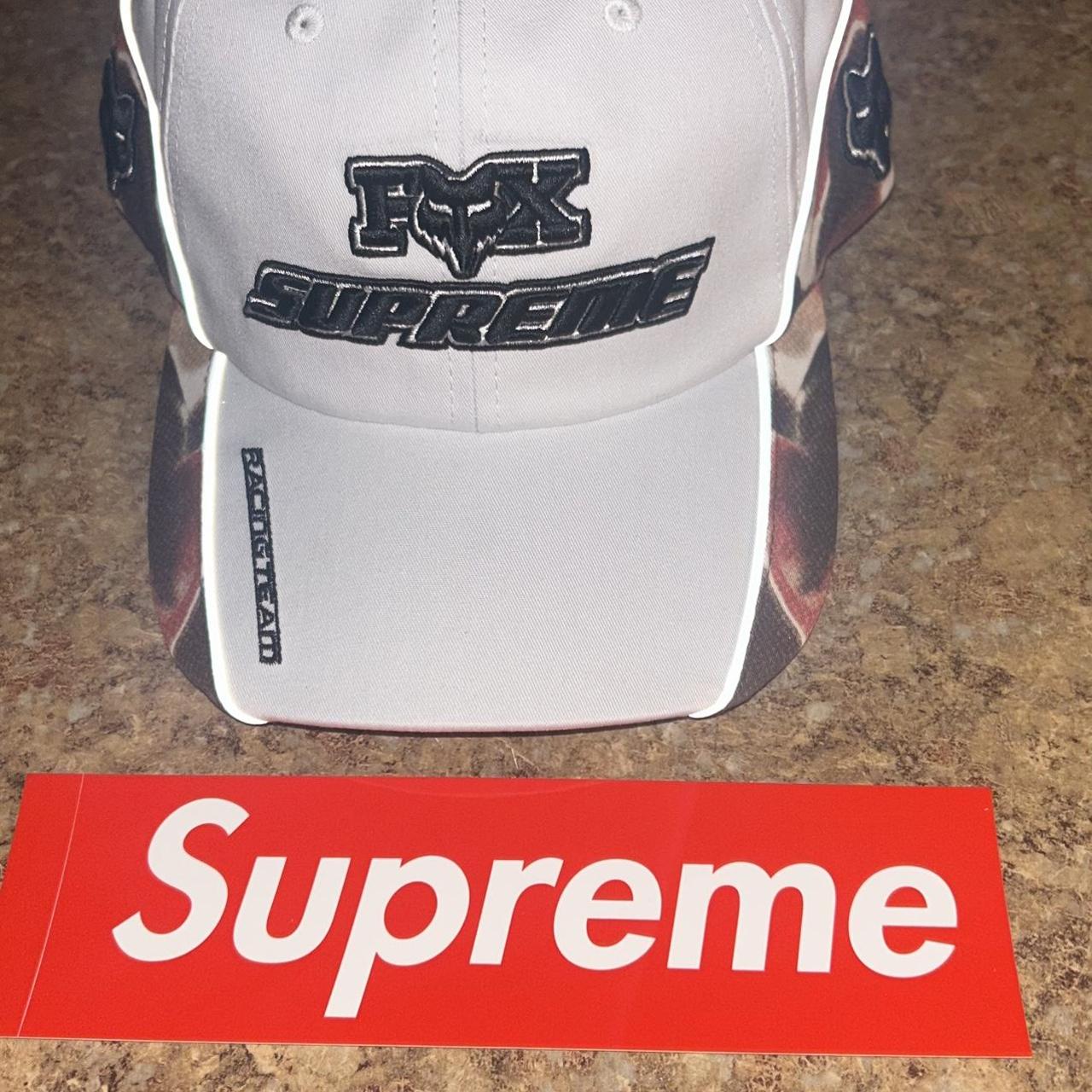 Supreme Fox Racing Hat White - Depop