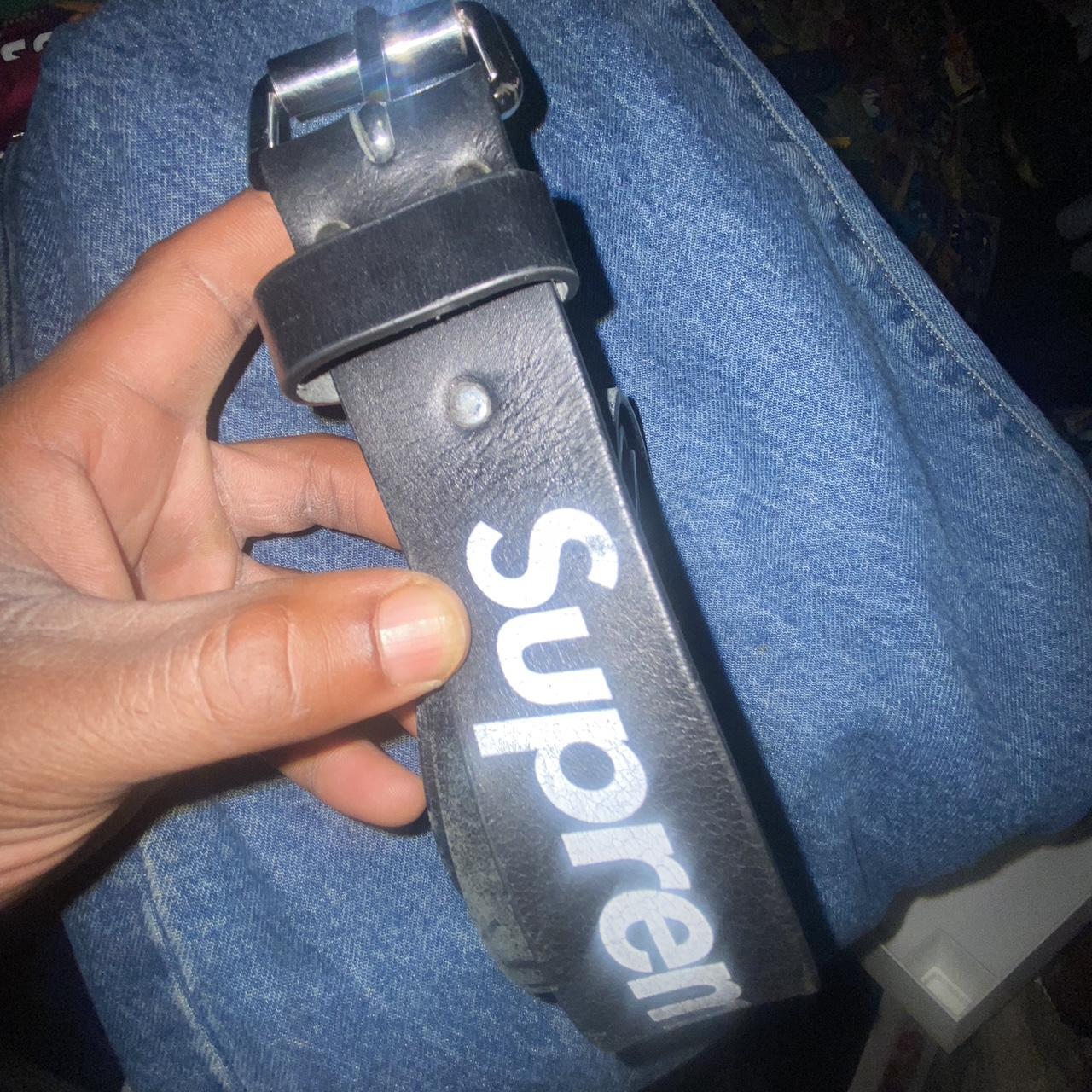 SUPREME REPEAT LEATHER BELT 2023 #sale #supreme | Depop