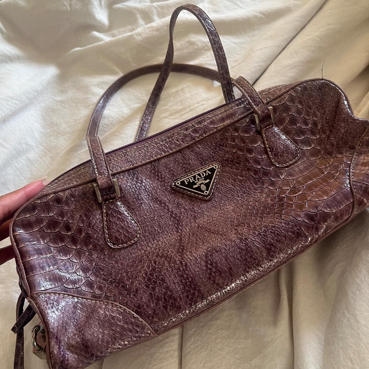 Prada shopping bag Small flaw see pic. Great for - Depop