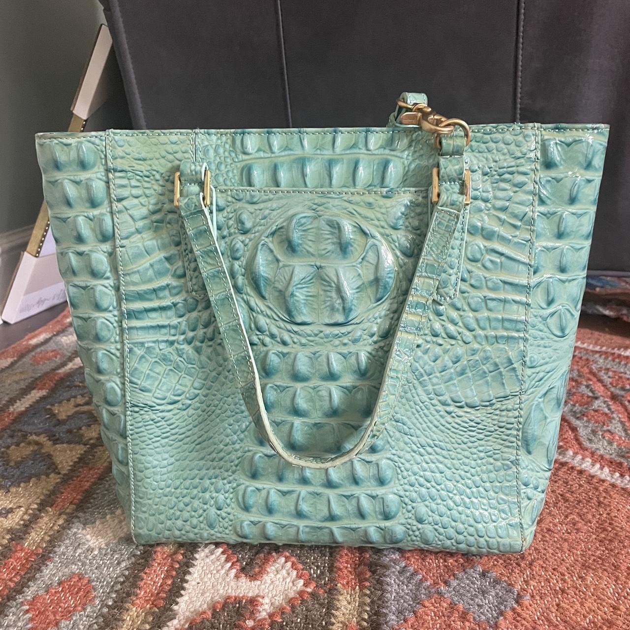Crocodile Pattern Shoulder Bag Luxury Gradient Color Handbag - Temu