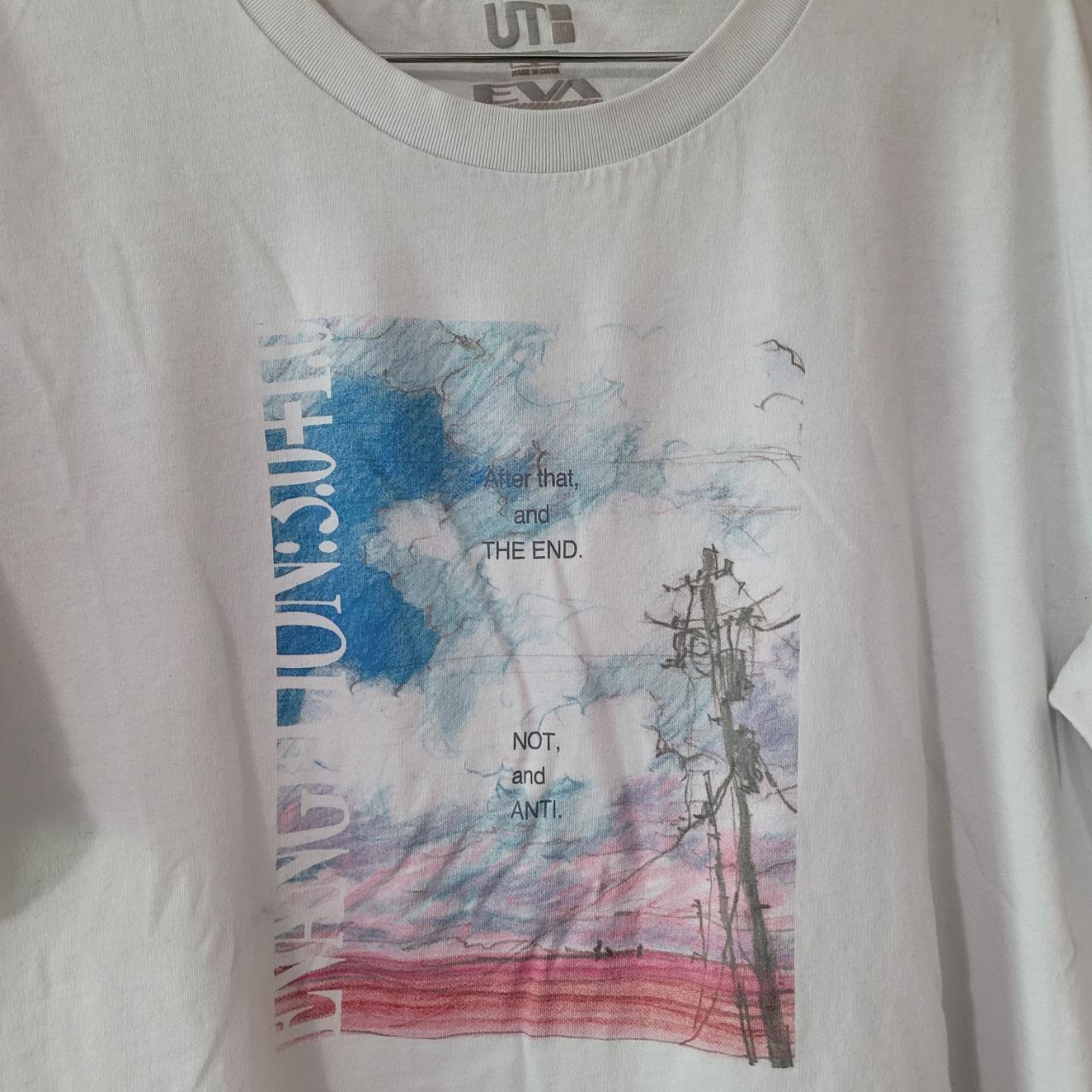 Rare Neon Genesis retailer Evangelion 3.0 + 1.0 Movie Poster Uniqlo Shirt