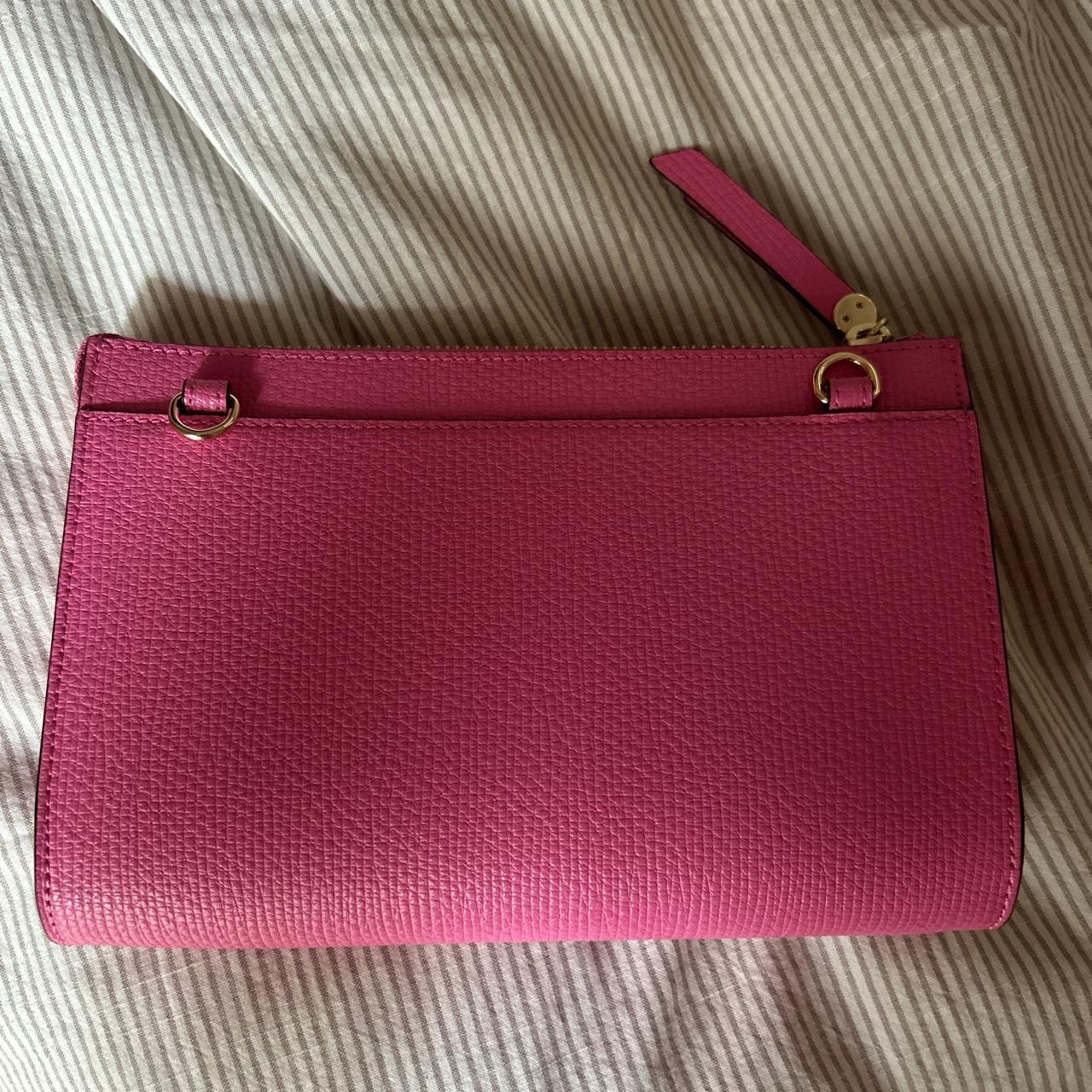 Mimco pink clutch Can be a handbag if you add a strap - Depop