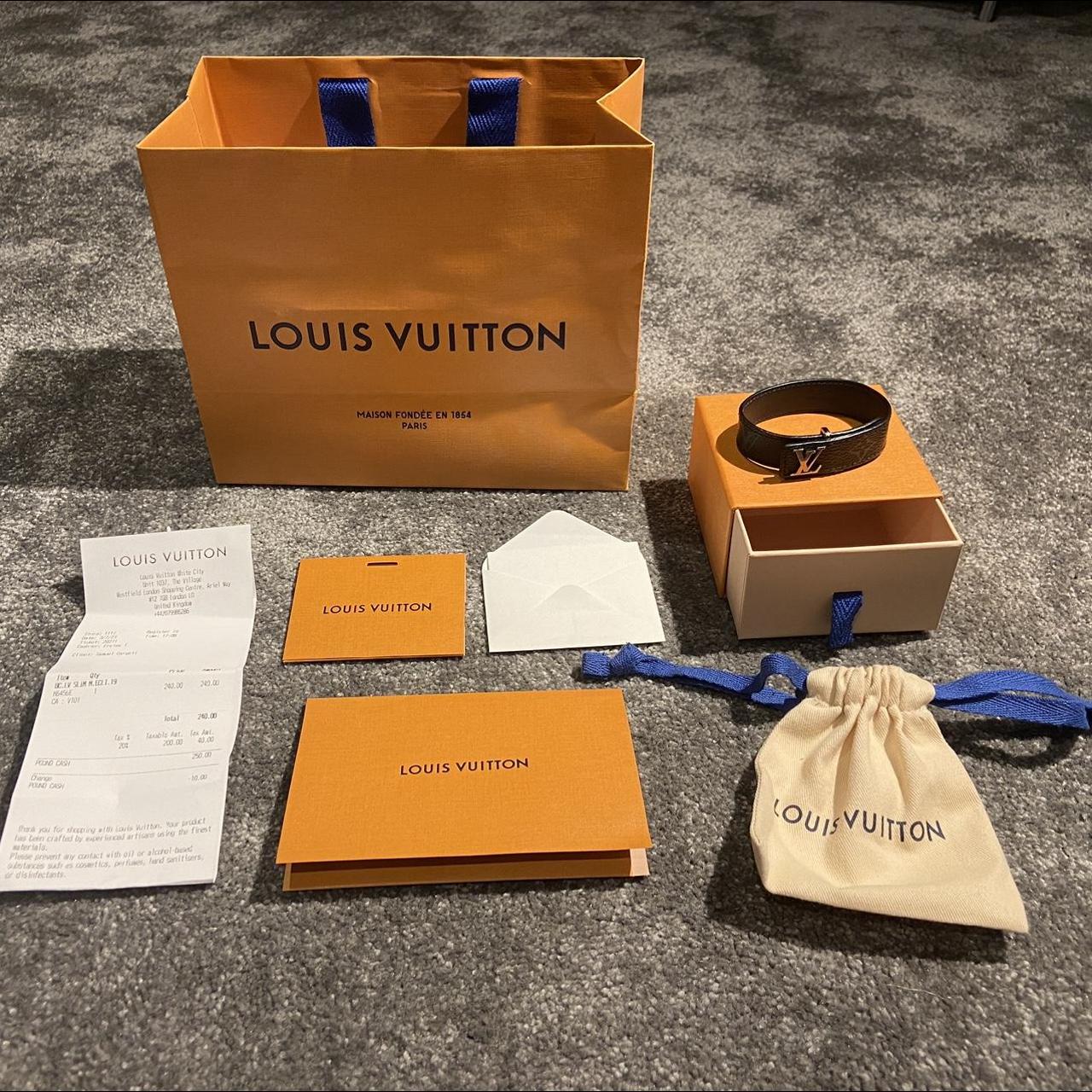 Unisex Louis Vuitton Slim Bracelet. Can go a little - Depop