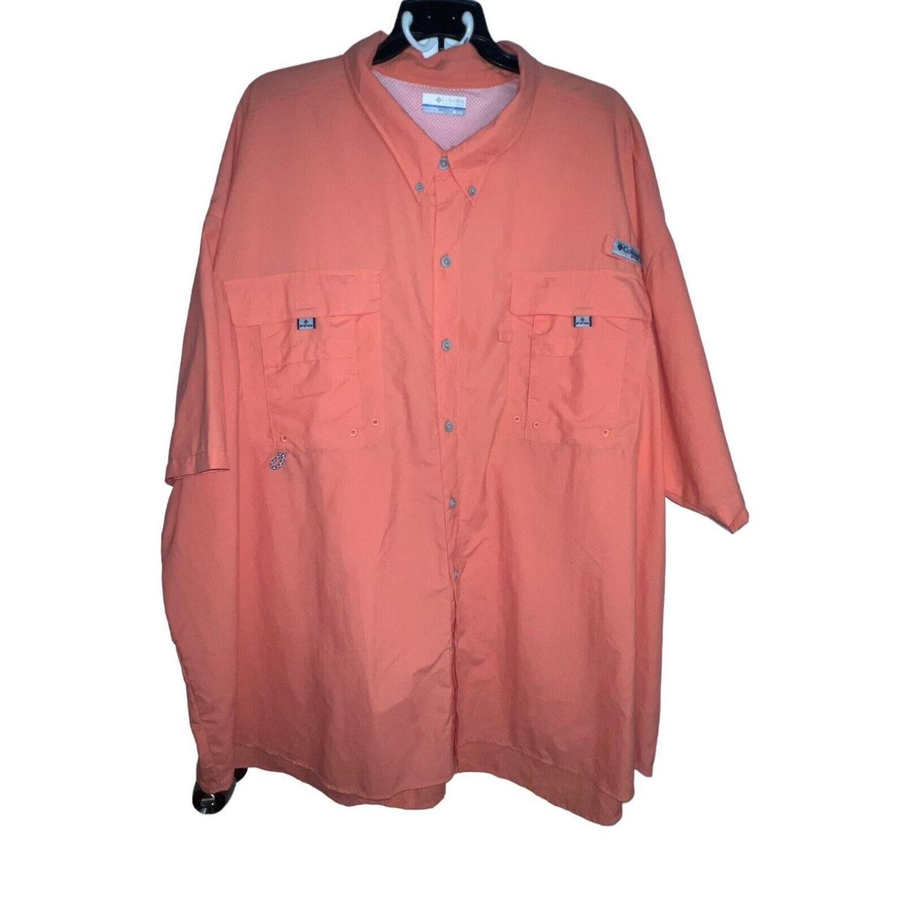 Columbia Sportswear Men's Shirt - Orange - 4XL