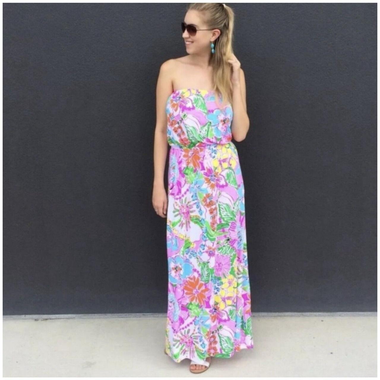 Lilly Pulitzer x Target Maxi Long Dress Nosey Posey. Depop