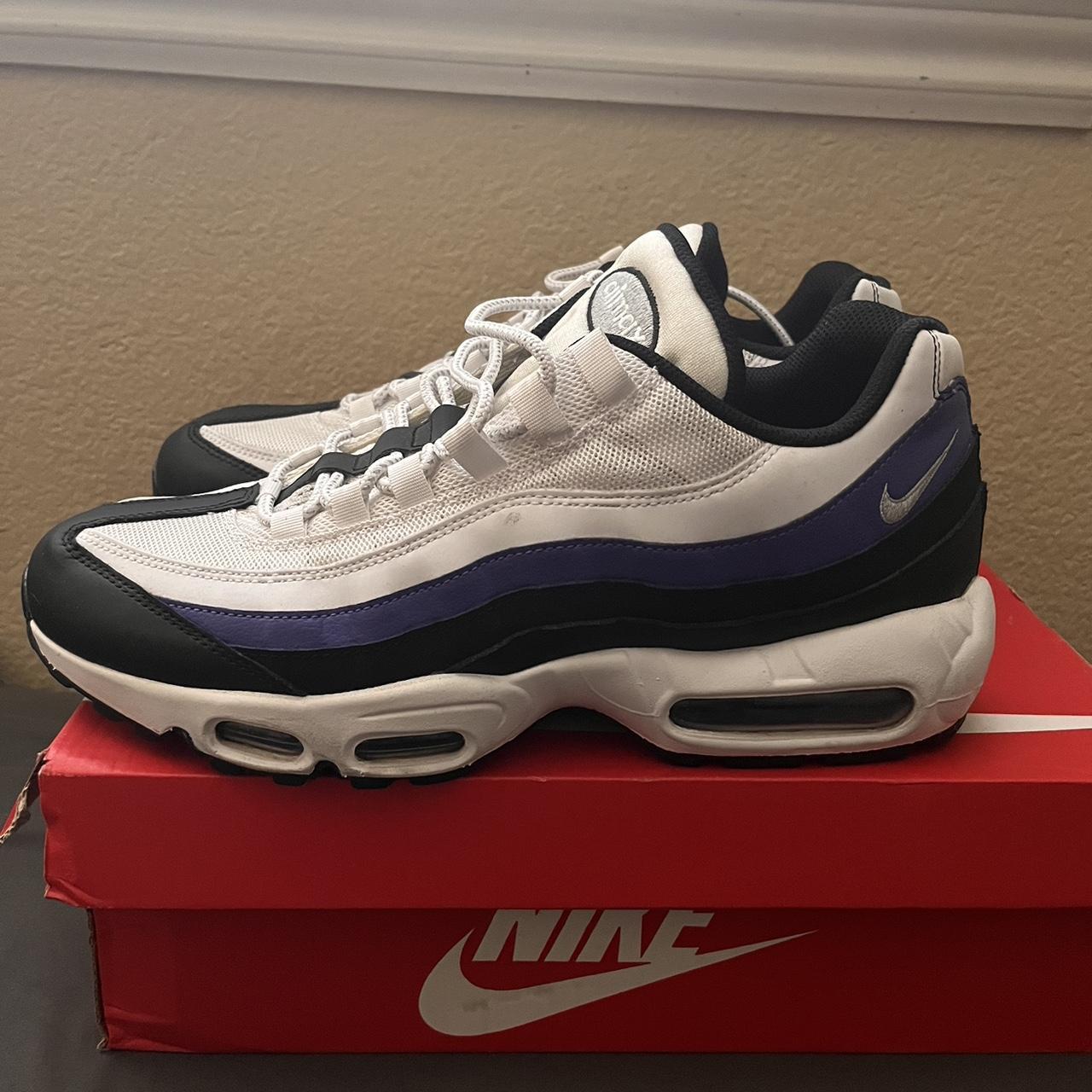 Air Max 95 'Persian Violet' Og box Worn 4 times - Depop