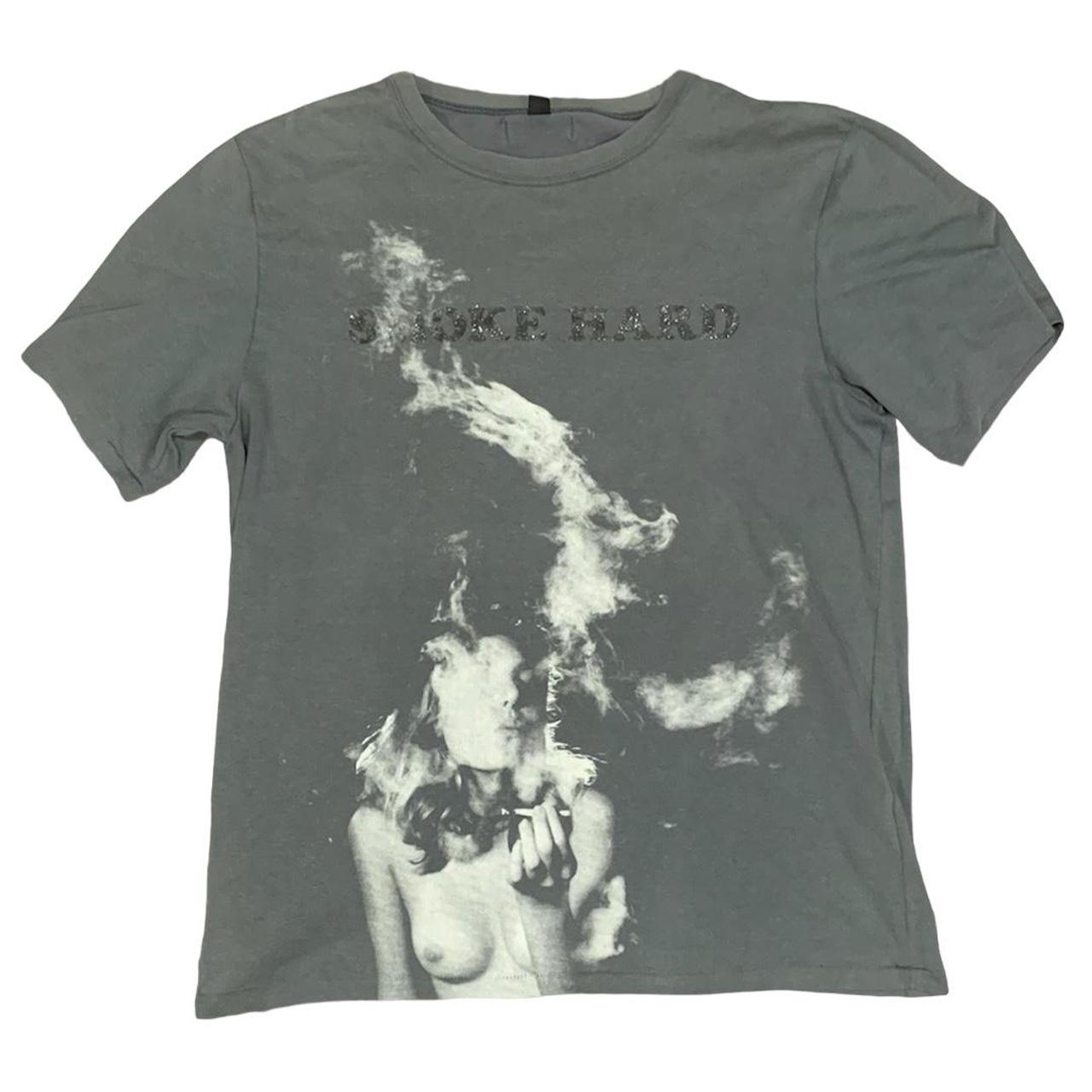 Ladmusician smoke print T-shirt-