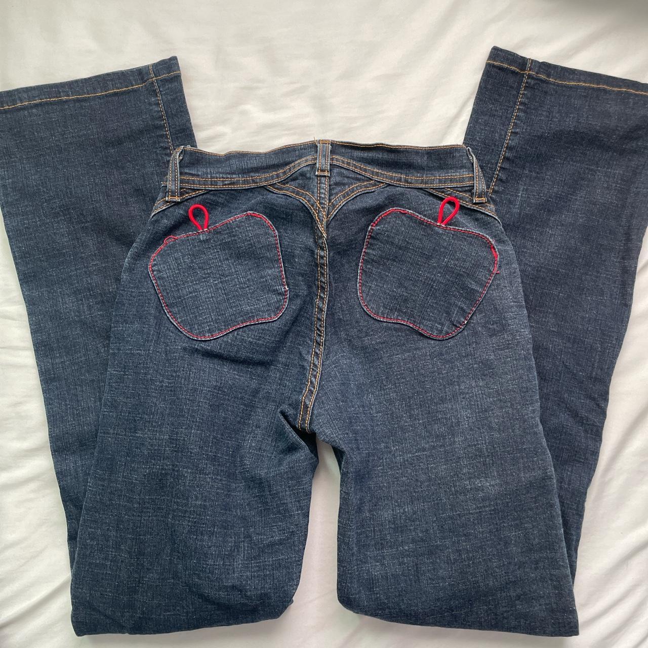 Apple Bottoms Women's Navy and Red Jeans