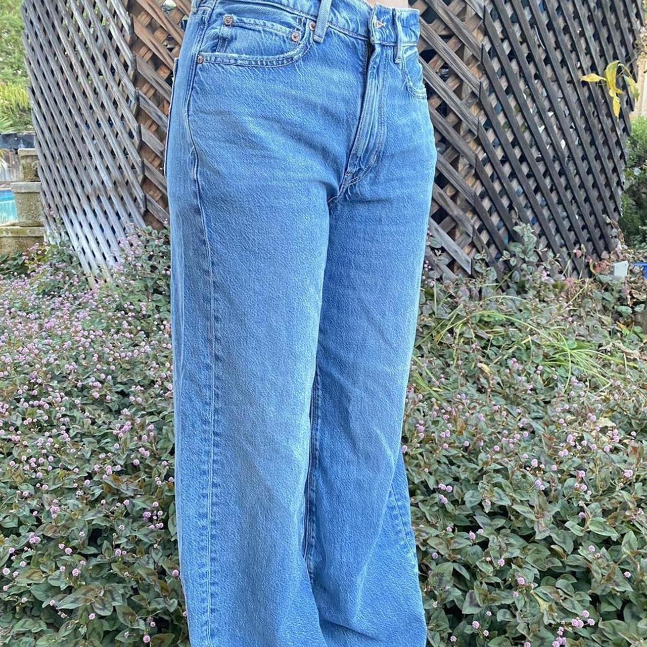 American Eagle Baggy Wide Leg Jeans New never worn... - Depop