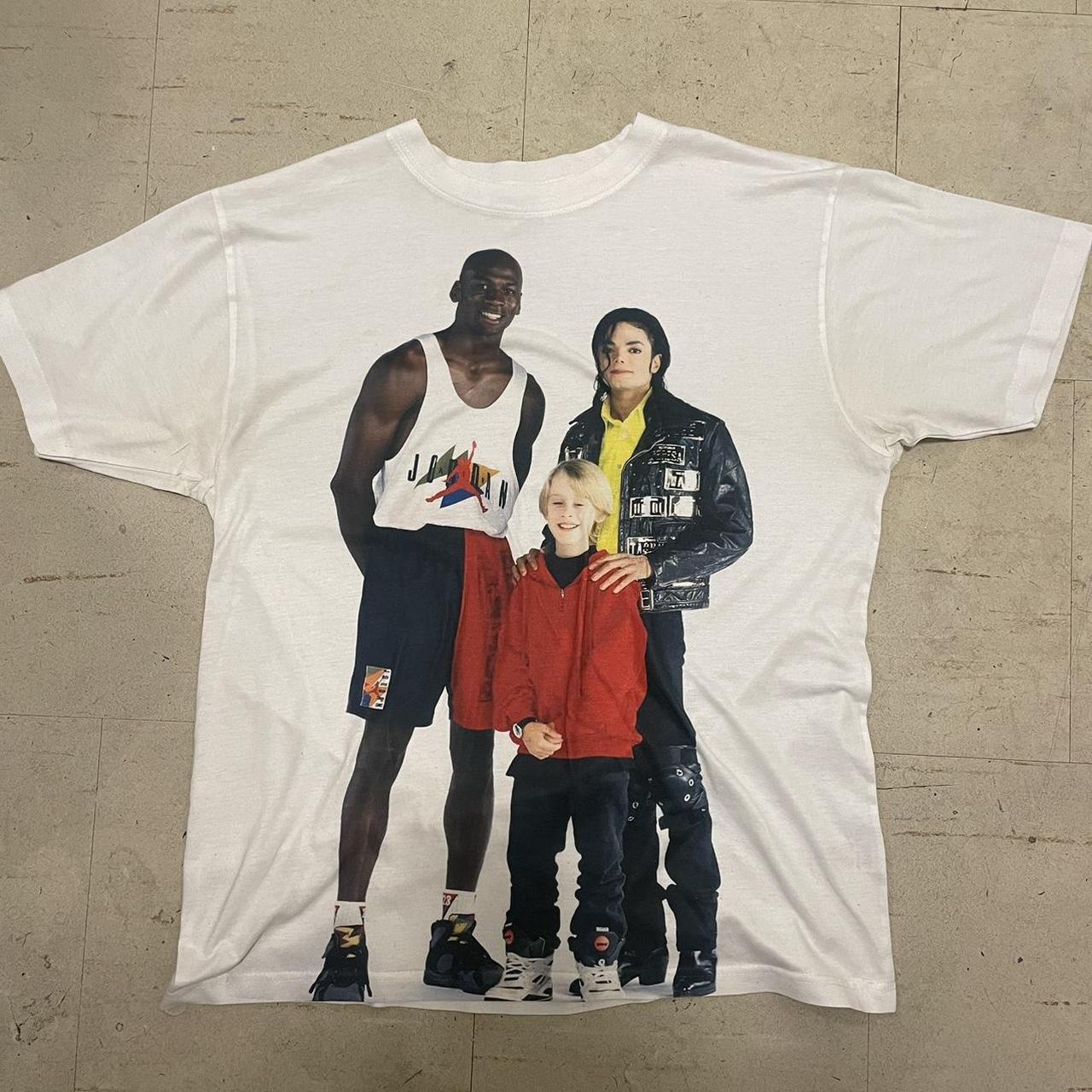 VTG 90s Michael Jordan Michael Jackson Macaulay | Depop VTG 90s Michael Jordan Michael Jackson Macaulay | Depop