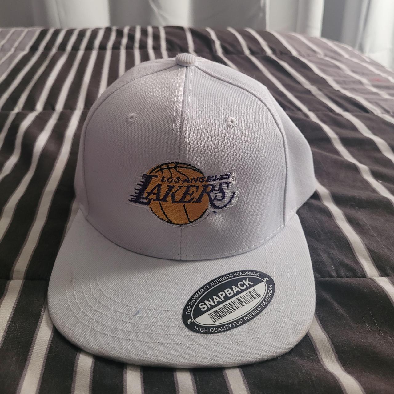 Lakers White Snap Back Hat *Adjustable! - Depop