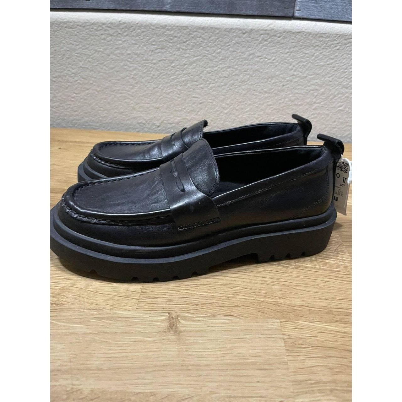 Zara Chunky Platform Loafer shoes Size 3.4 EU 35... Depop