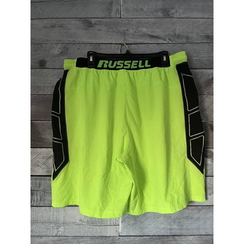 Neon green athletic on sale shorts