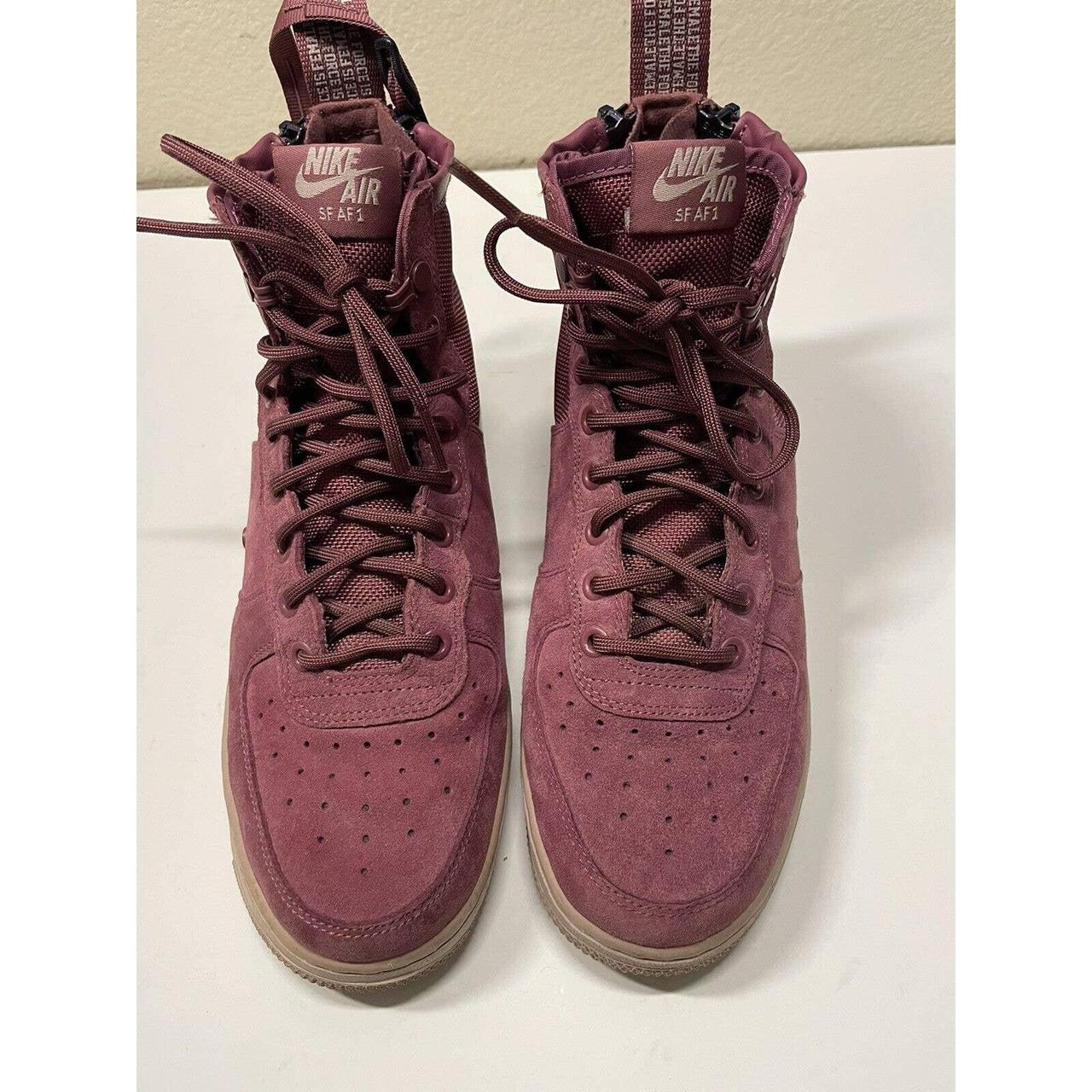 nike SF Air Force 1 Vintage Wine Women Sneakers Size. Depop