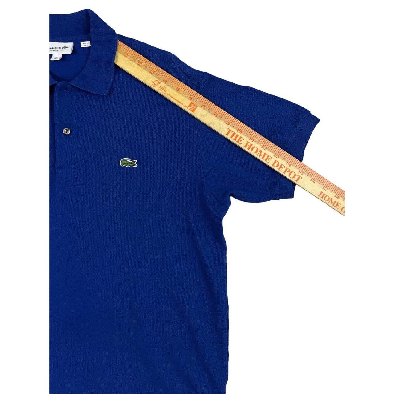 Royal blue outlet lacoste t shirt