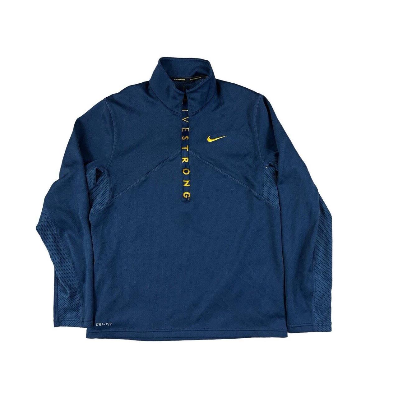 nike livestrong quarter zip