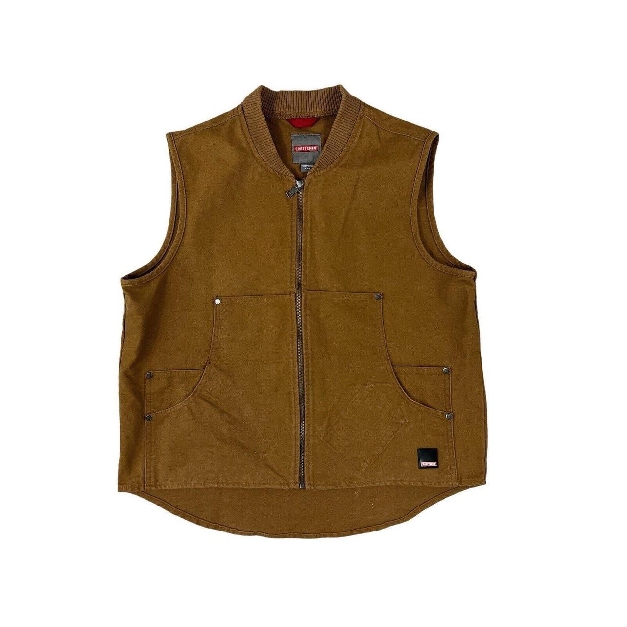 Mens Vests Craftsman Work Vest ORMN#01 Mechanic Work Vest