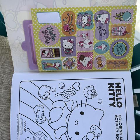 Hello Kitty coloring book winter theme brand new - Depop