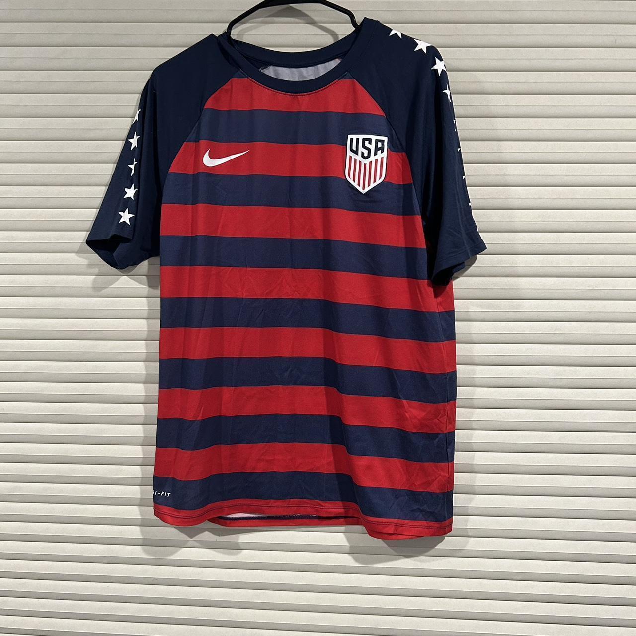 Nike USMNT USA 2017 Gold Cup Jersey Large Stars and. Depop