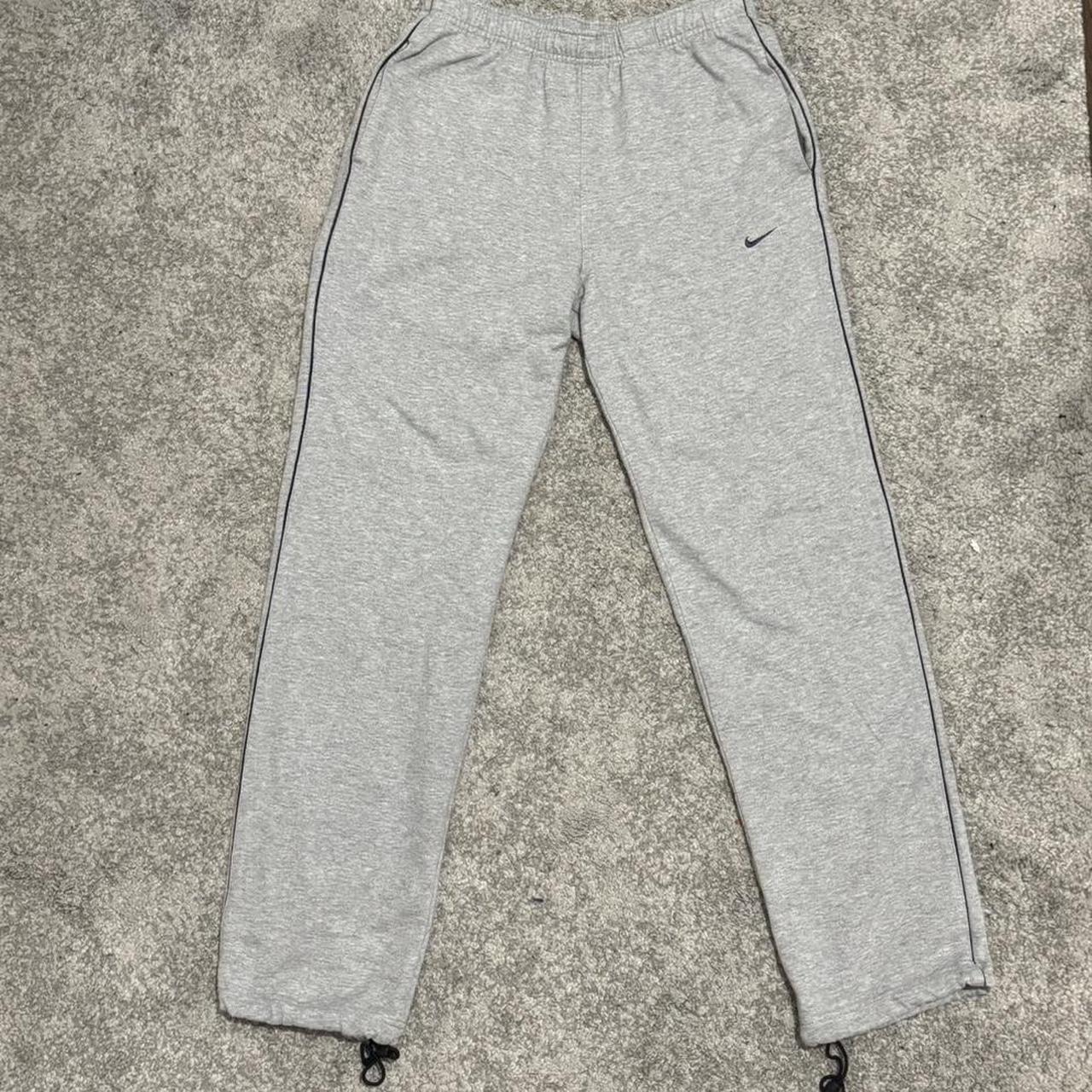 Super clean nike track pants. Cuff at the bottom - Depop