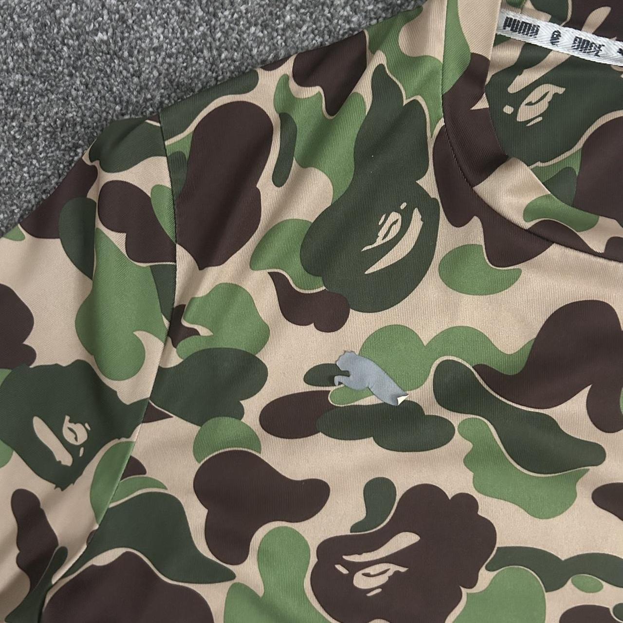 Bape x puma football shirt Depop