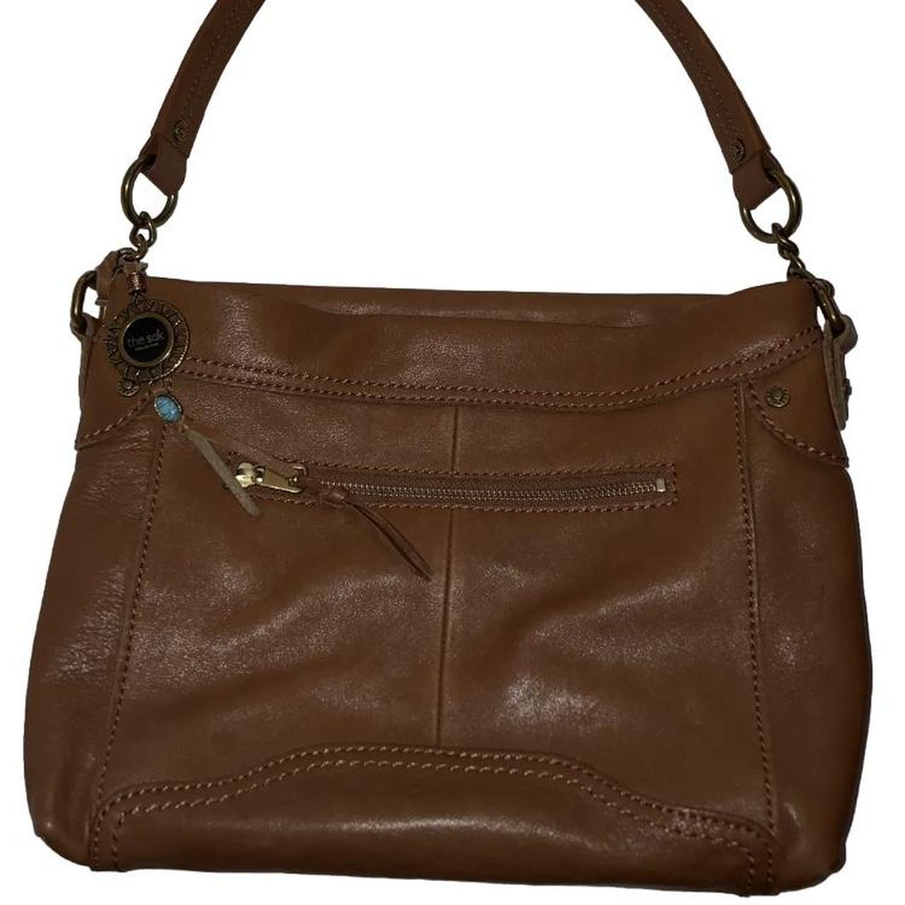 THE SAK SHOULDER Bag Brown Women's Bag Cramped Suede/leaner Purse - Etsy