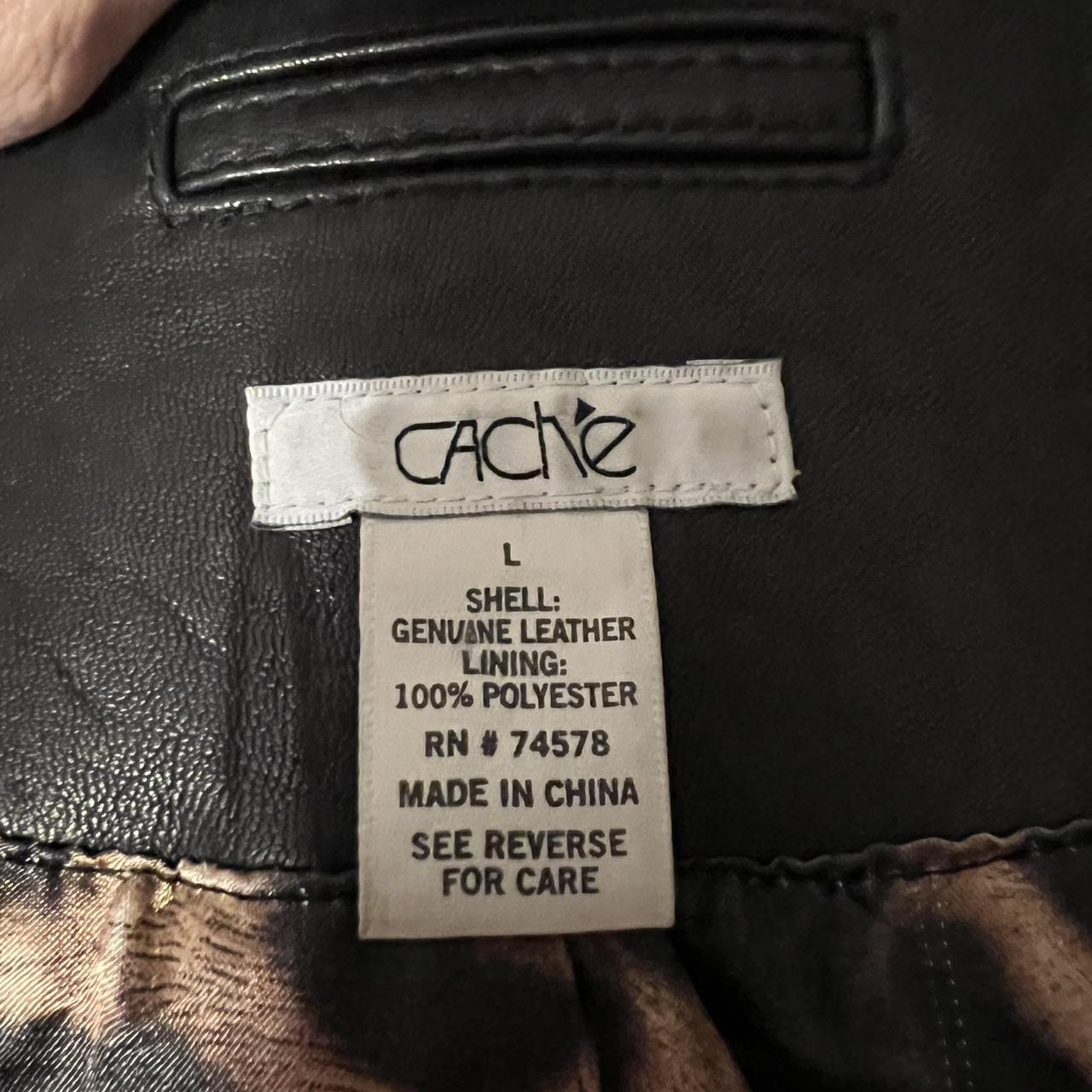 Cache Women's Jacket - Black/Brown - L – CACHE WO… - image 7