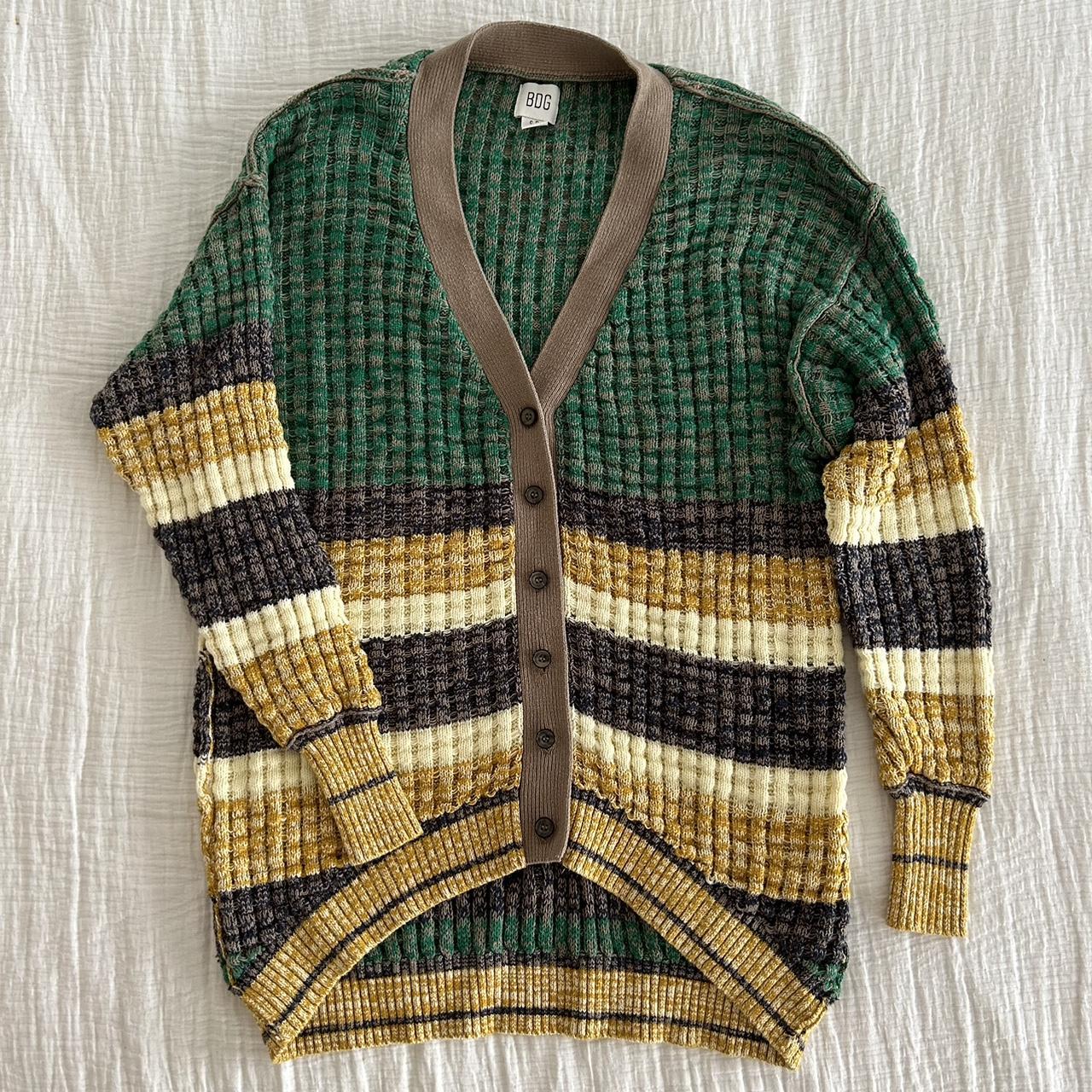 BDG Multicolor Knit Cardigan Size Small, runs big... - Depop