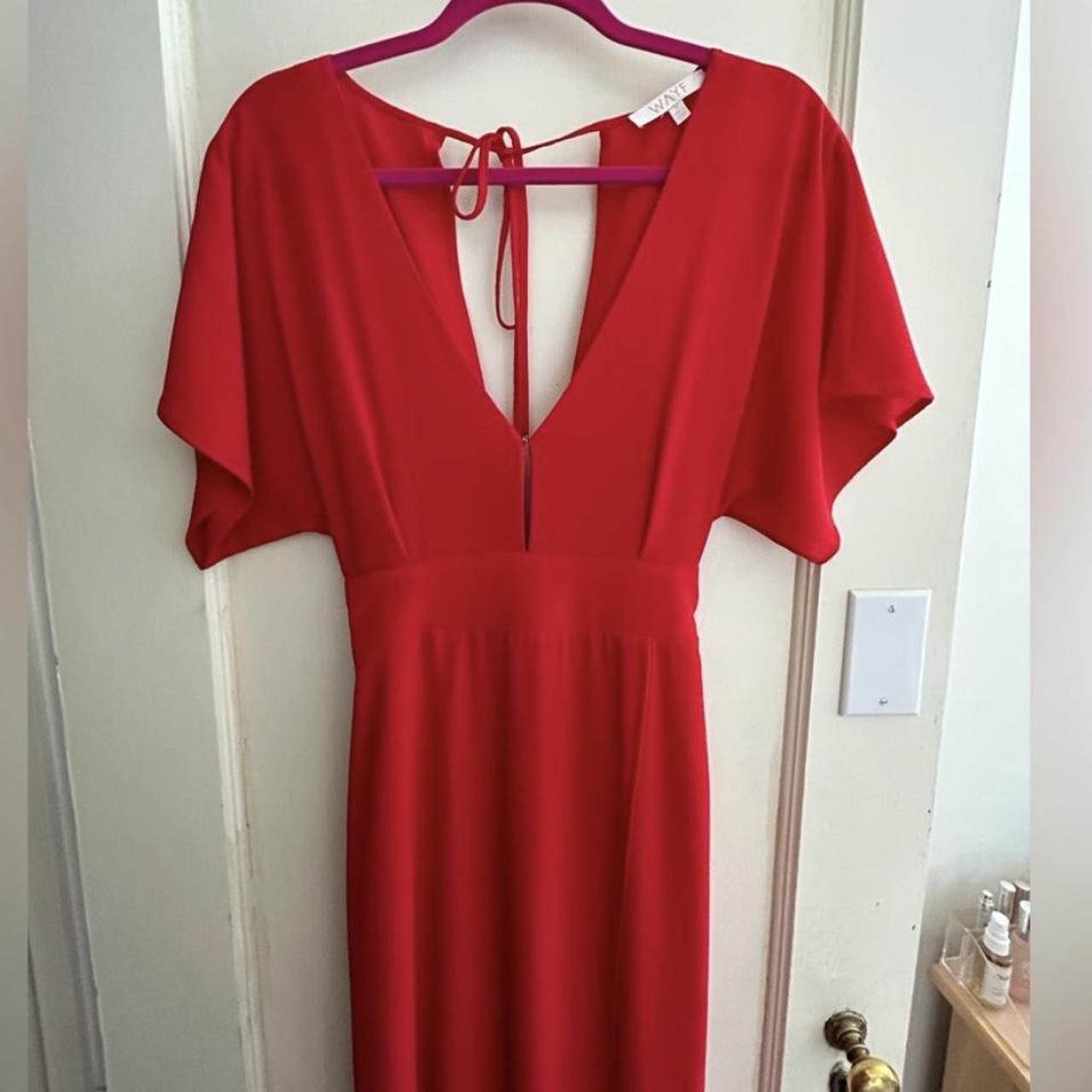 Wayf red dress sale