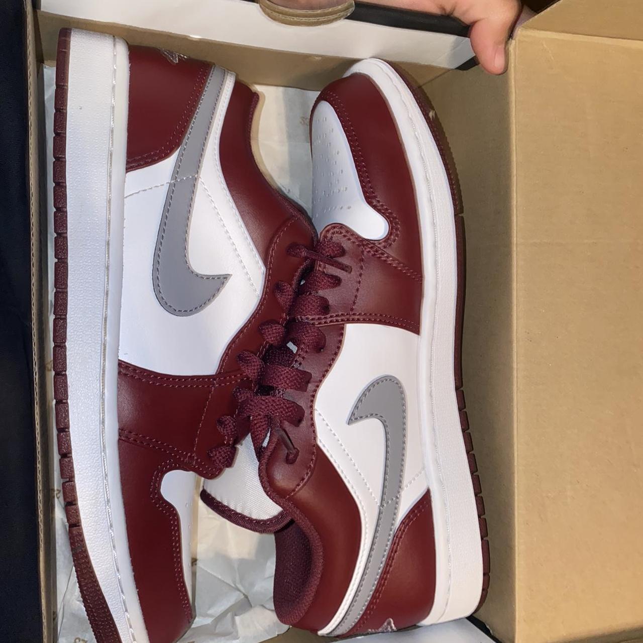 Jordan 1 lows cherry Bordeaux Dead stock... - Depop