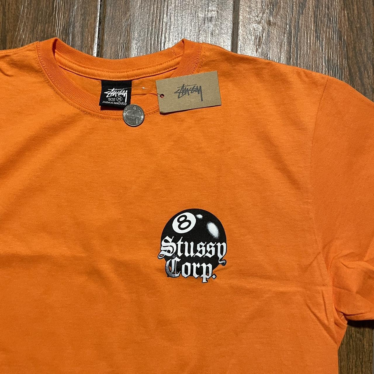 Stüssy shirt with Stüssy 8 Ball design Stüssy corp... - Depop