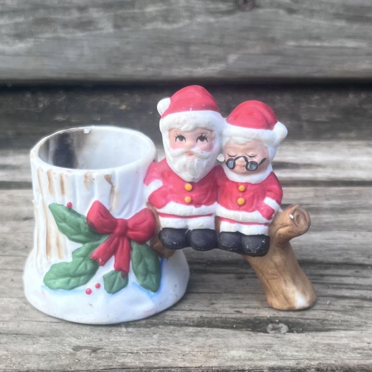 Vintage Lego Holiday Decor Santa Claus And Mrs Depop