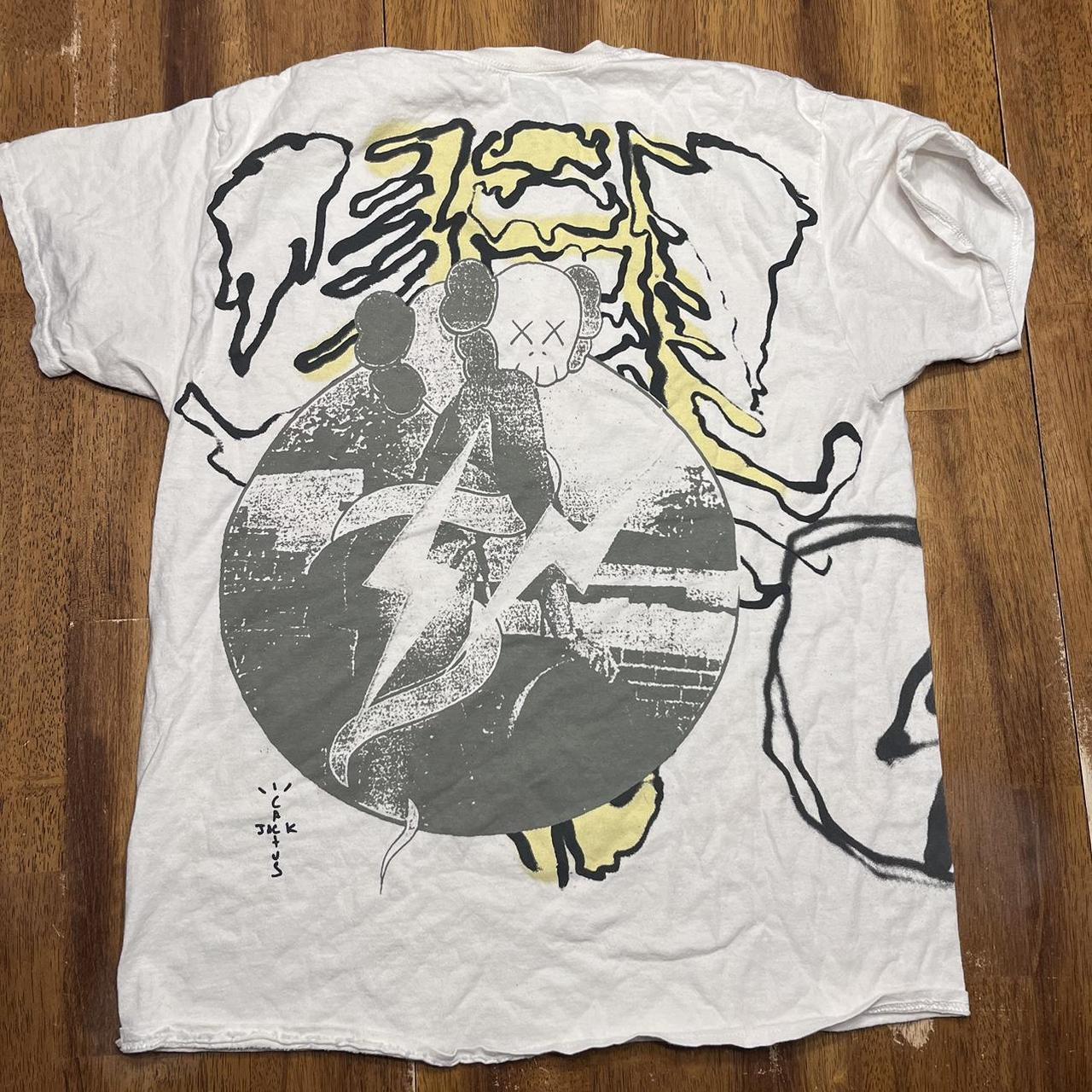 Travis Scott X KAWS T-Shirt Size M $20... - Depop