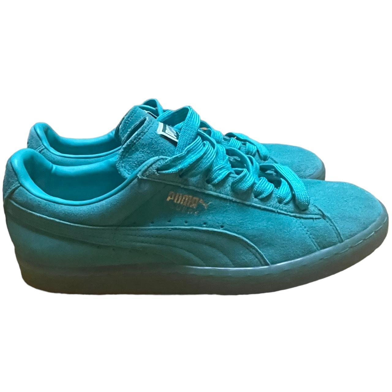 Turquoise hot sale puma suede